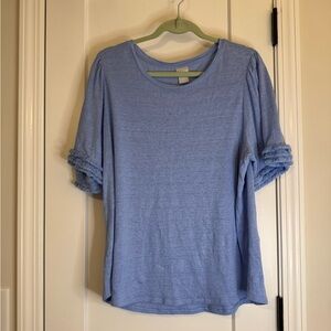 Chico’s Linen short sleeve Top